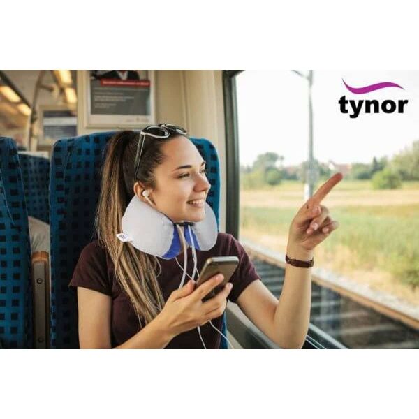 Tynor Travel Pillow Urbane, Grey (1 Unit) - Image 5