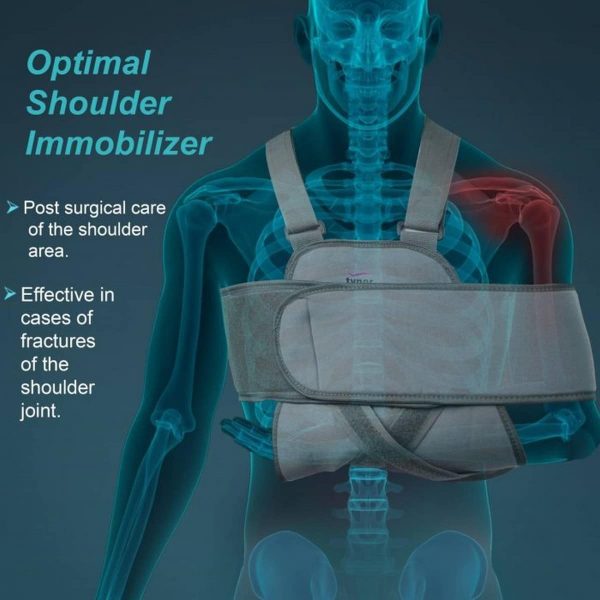 Tynor Universal Shoulder Immobiliser, Grey (1 Unit) - Image 5