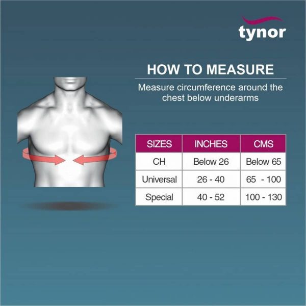 Tynor Universal Shoulder Immobiliser, Grey (1 Unit) - Image 3