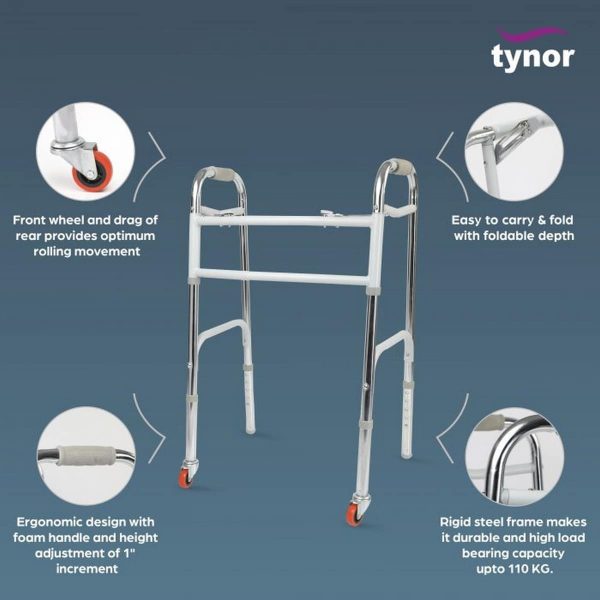 Tynor Walker Invalid’s Hd, Silver (1 Unit) - Image 3