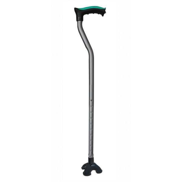 Tynor Walking Stick Tetra, Grey, Universal (1 Unit)