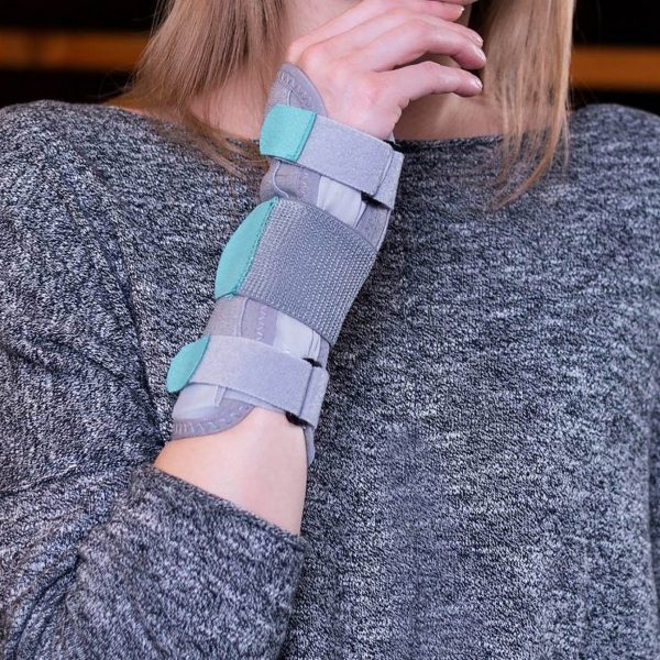 Tynor Wrist Splint Ambidextrous, Grey (1 Unit) - Image 5