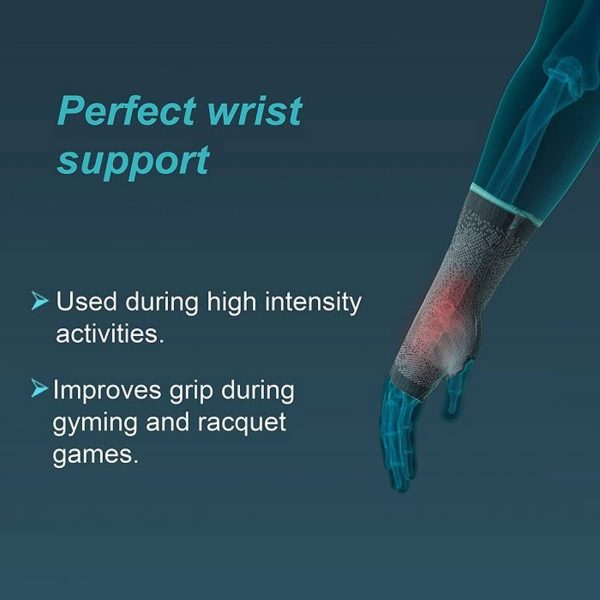 Tynor Wrist Support Urbane, Grey (1 Unit) - Image 5