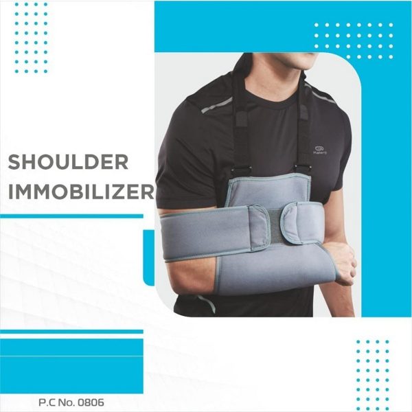 Vissco Shoulder Immobilizer 0806 Medium Hand Support (Grey) - Image 2