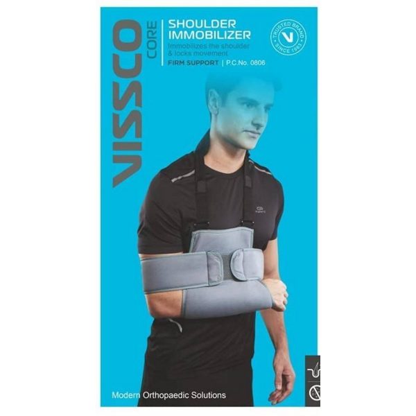 Vissco Shoulder Immobilizer 0806 Medium Hand Support (Grey) - Image 4