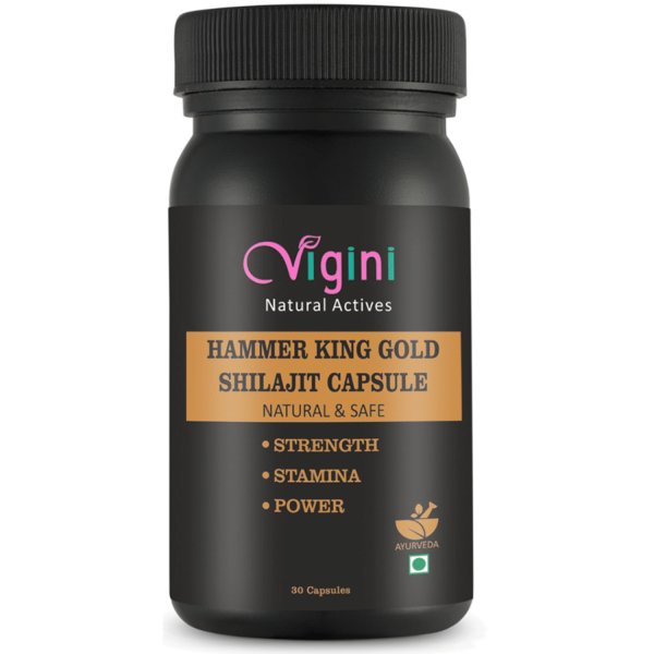 Vigini Hammer King Gold Shilajit Capsule Stamina Booster