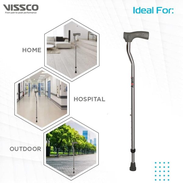 Vissco Avanti L Shape Walking Stick - Image 3