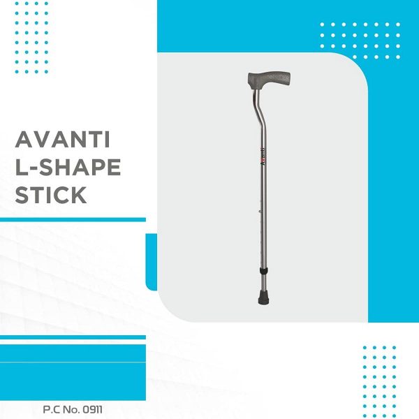 Vissco Avanti L Shape Walking Stick - Image 4