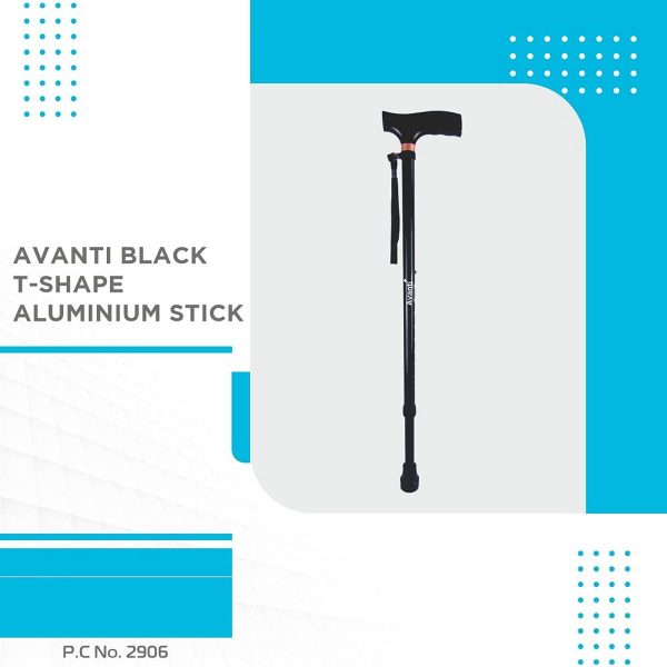 Vissco Avanti T Shape Aluminum Walking Stick - Image 4