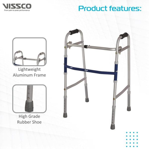 Vissco Dura Lite Walker | for Elderly and those Physically Challenged - Image 4
