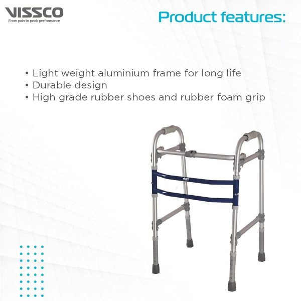 Vissco Dura Max Walker for Elderly and those Physically Challenged - Image 2