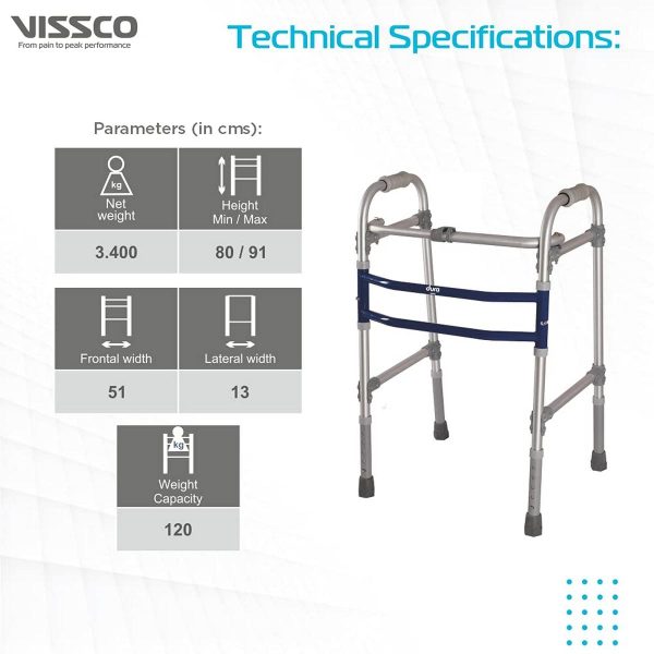 Vissco Dura Max Walker for Elderly and those Physically Challenged - Image 3