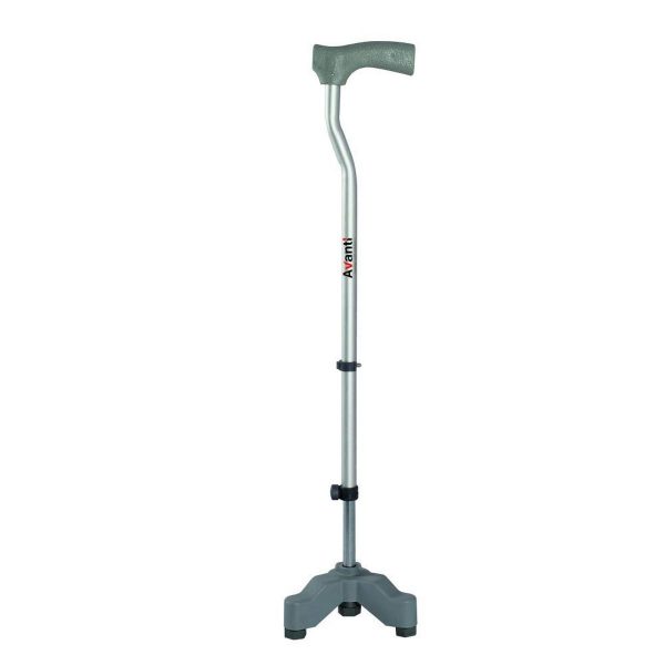 Vissco Invalid L-shape Tripod Walking Stick - Universal