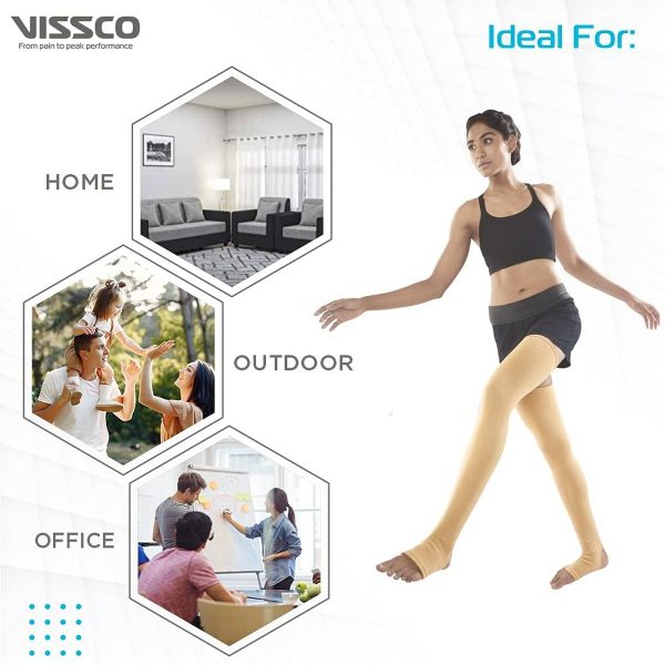 Vissco Medical Compression Varicose Vein Stockings - Image 5