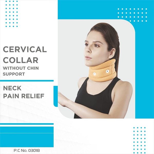 Vissco Neck Support Cervical Collar without Chin Support for Men & Women (medium) - Image 6