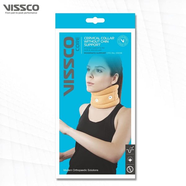 Vissco Neck Support Cervical Collar without Chin Support for Men & Women (medium) - Image 7