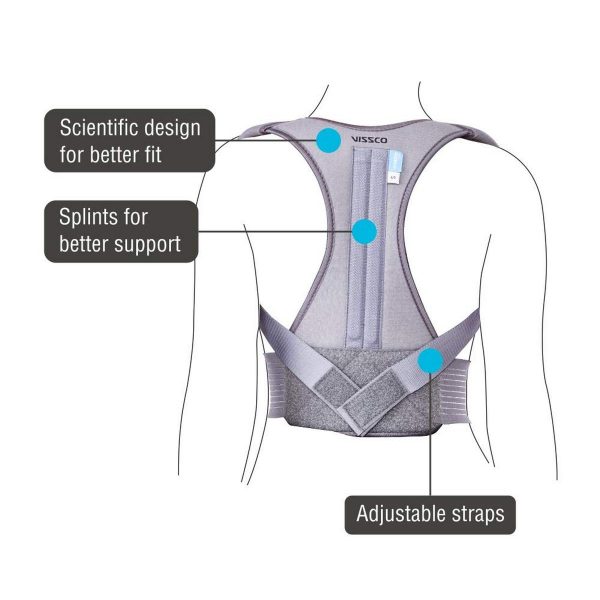 Vissco Posture AID Correct Posture Skin Friendly & Breathable Material - Image 2