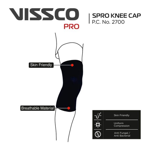 Vissco Pro Spro Knee Cap - Small - Image 3