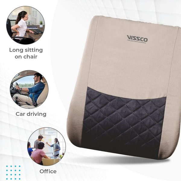 Vissco Smart Orthopaedic Back Rest for back pain relief - Image 5