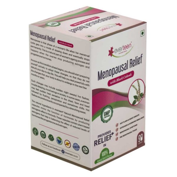 Everteen Menopausal Relief Natural Capsules (90 Capsules) - Image 3