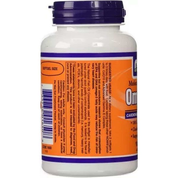 Now Foods Omega - 3  (100 No) - Image 3